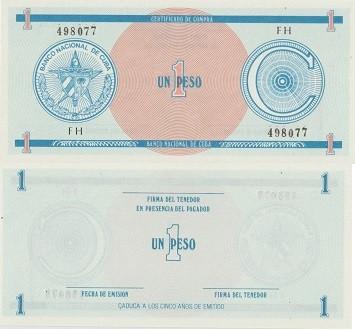 CUBA FEC 1985 1 peso #FX11, Verzenden, Noord-Amerika, Los biljet