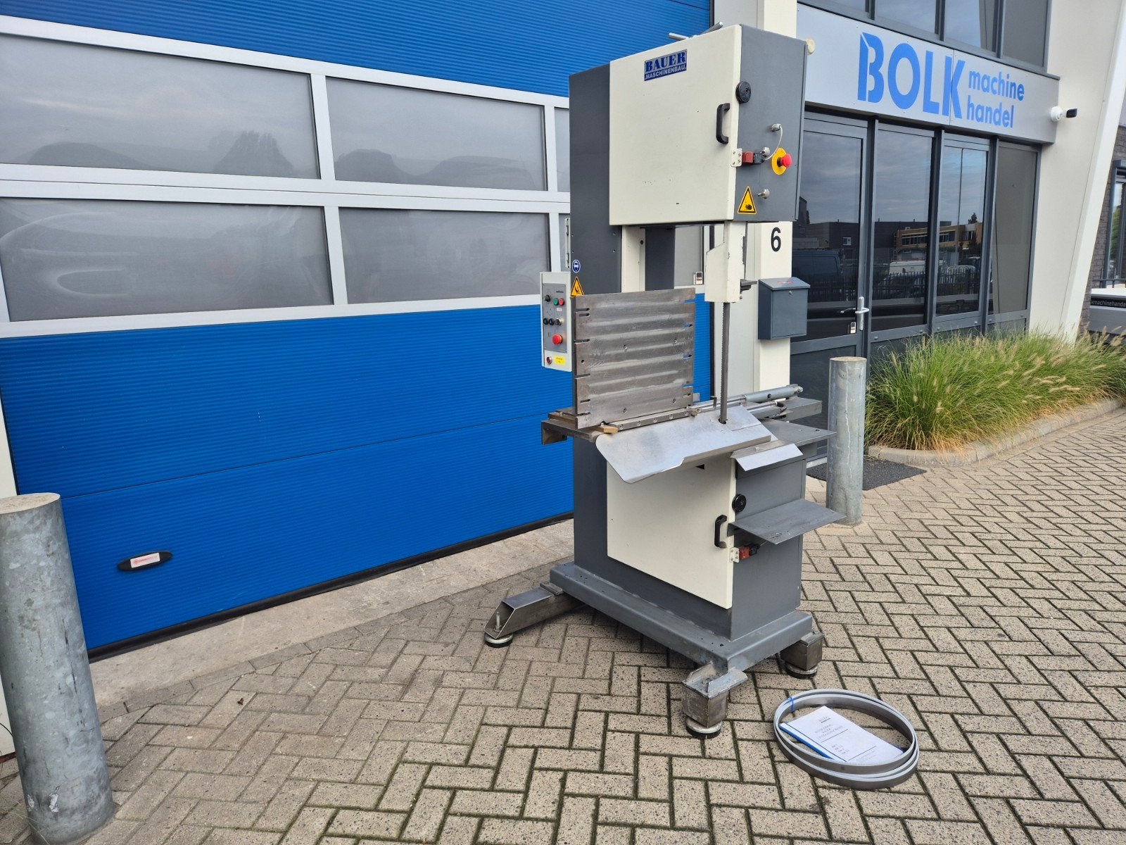 BAUER Lintzaagmachine Automatisch Hydraulische tafel Bj.2016, Gebruikt, Duitsland, 70 mm of meer, Info@bolkmachinehandel.nl