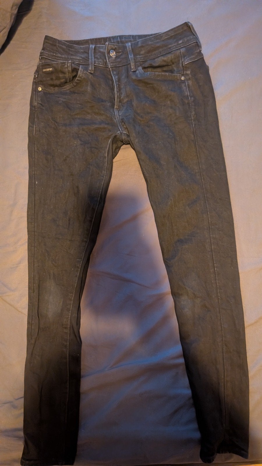 G-Star Raw Lynn Zwarte Jeans W27 L30, Zwart, Ophalen of Verzenden, W27 (confectie 34) of kleiner, G-Star Raw