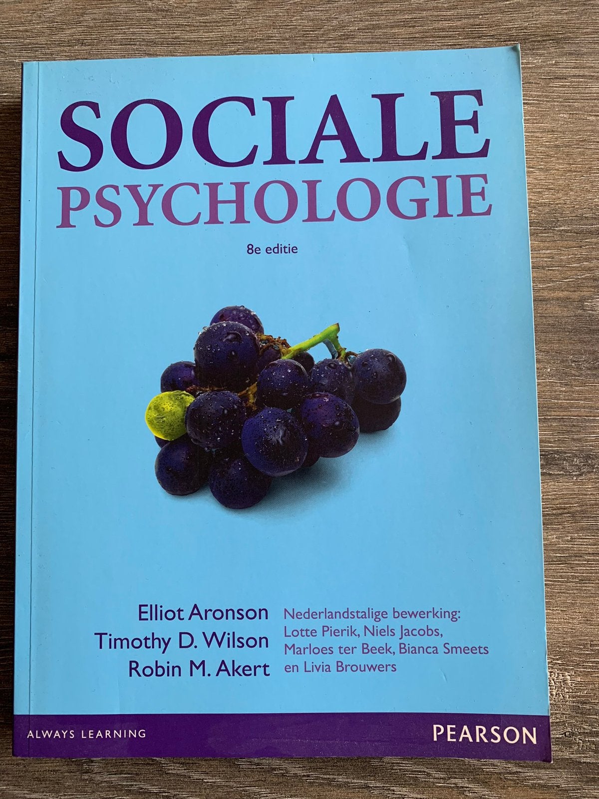 Sociale Psychologie - 8e editie, Ophalen of Verzenden, Alpha, Zo goed als nieuw, HBO