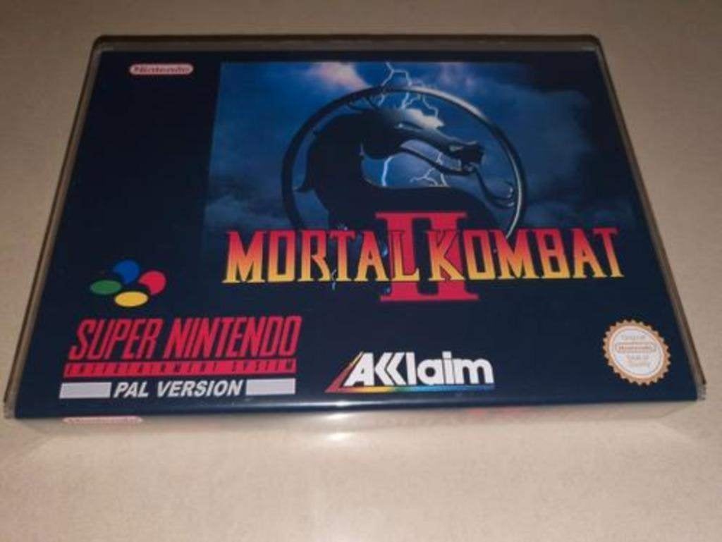 Mortal Kombat II SNES Game Case, Vechten, Verzenden, 1 speler, Zo goed als nieuw