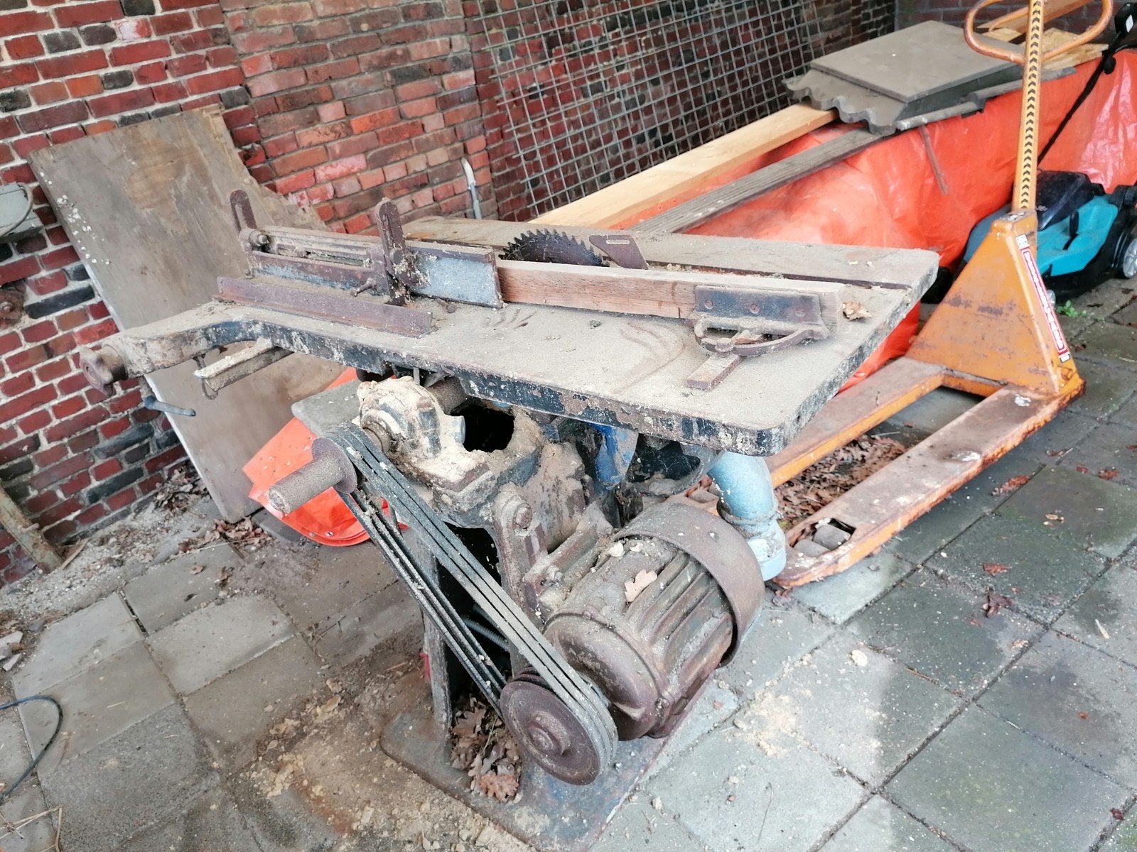 Zaagmachine, Ophalen of Verzenden, Gebruikt, 1200 watt of meer, 30 tot 70 mm
