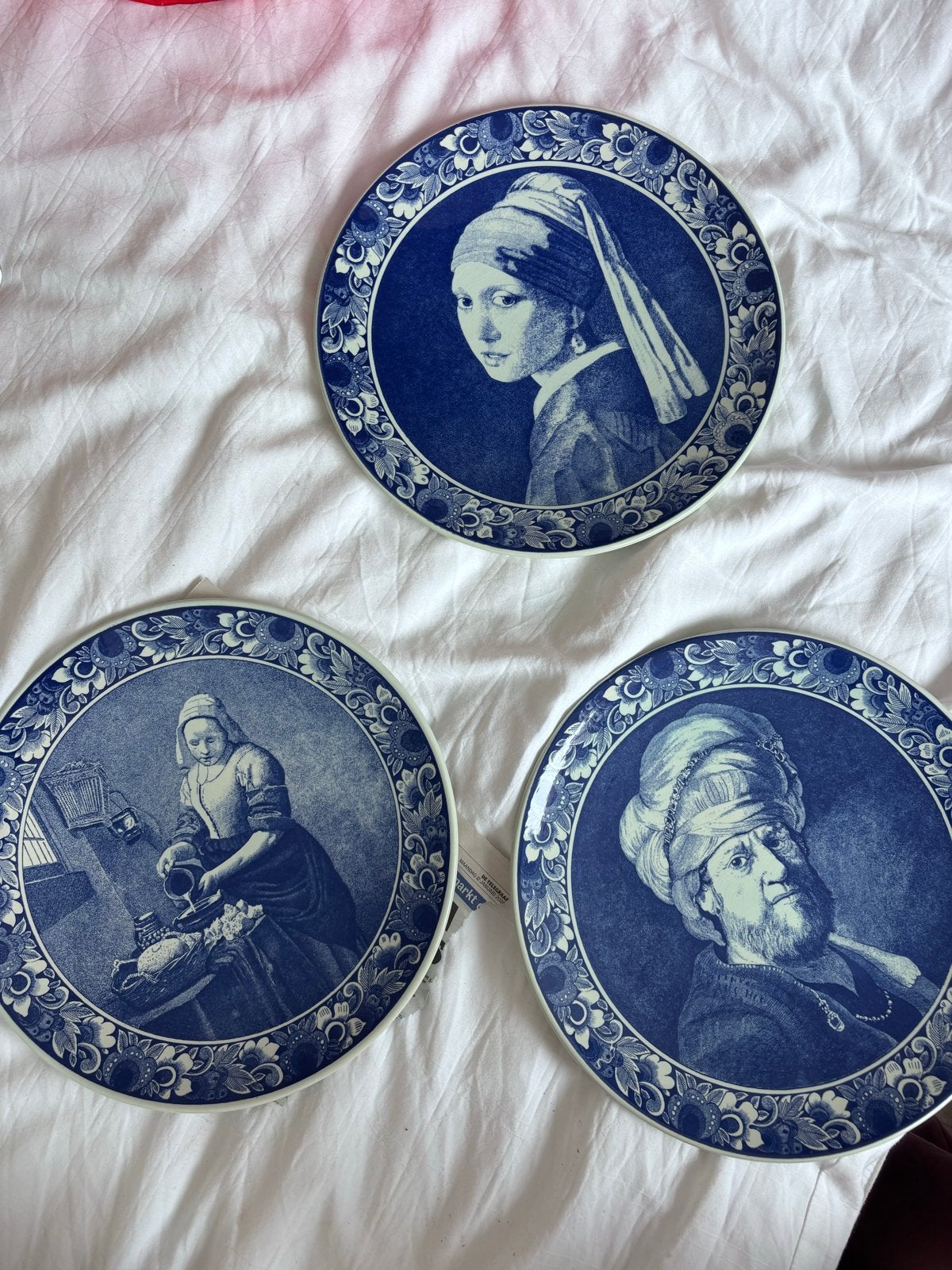 Diverse Delfblauwe Borden - Erfstukken van Oma, Antiek en Kunst, Antiek | Schalen, Ophalen of Verzenden