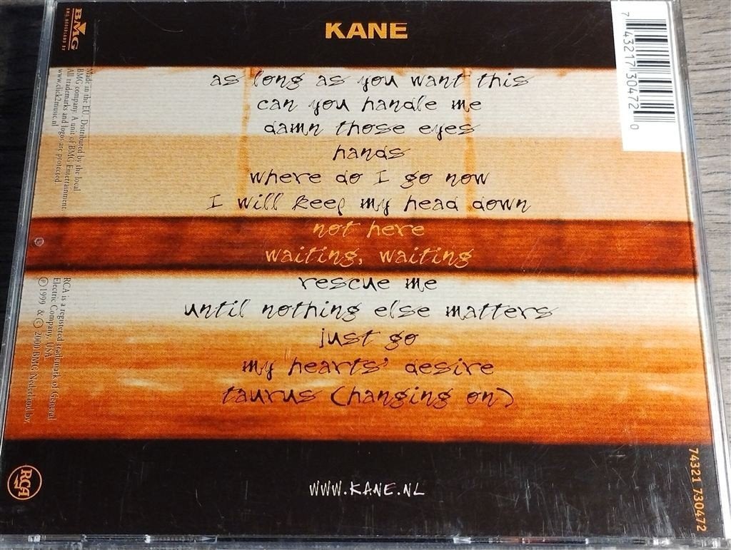Kane - As Long As You Want This, Cd's en Dvd's, Ophalen of Verzenden, Zo goed als nieuw
