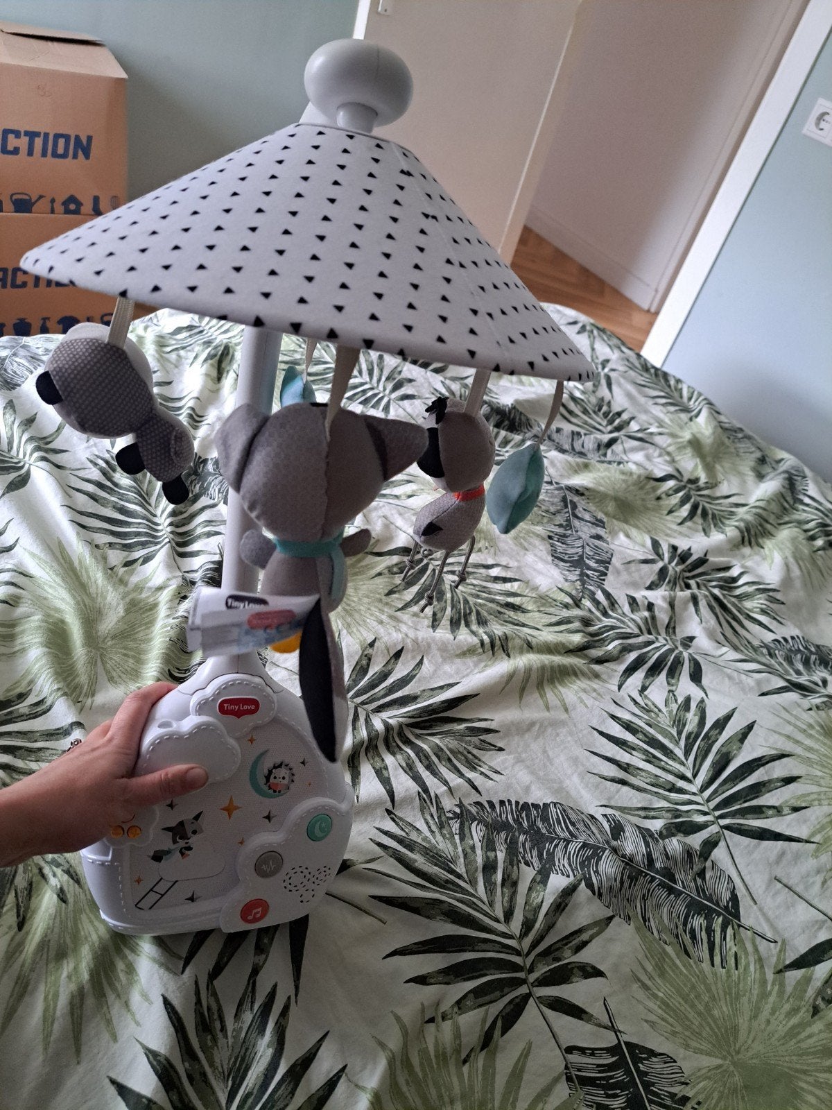 Tiny Love Mobiel met Projector en Muziek, Ophalen, Zo goed als nieuw, Mobiel, Met licht