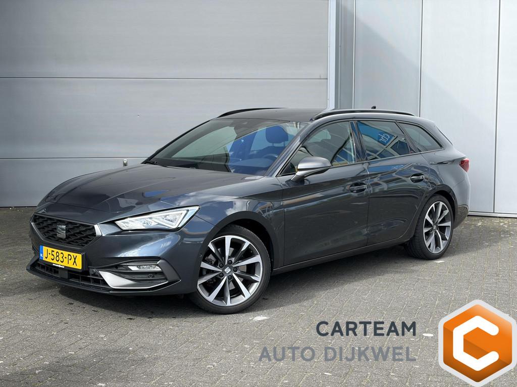 SEAT Leon Sportstourer 1.5 eTSI FR Automaat | Keyless | zeer, Stof, 4 cilinders, Leon, Zilver of Grijs