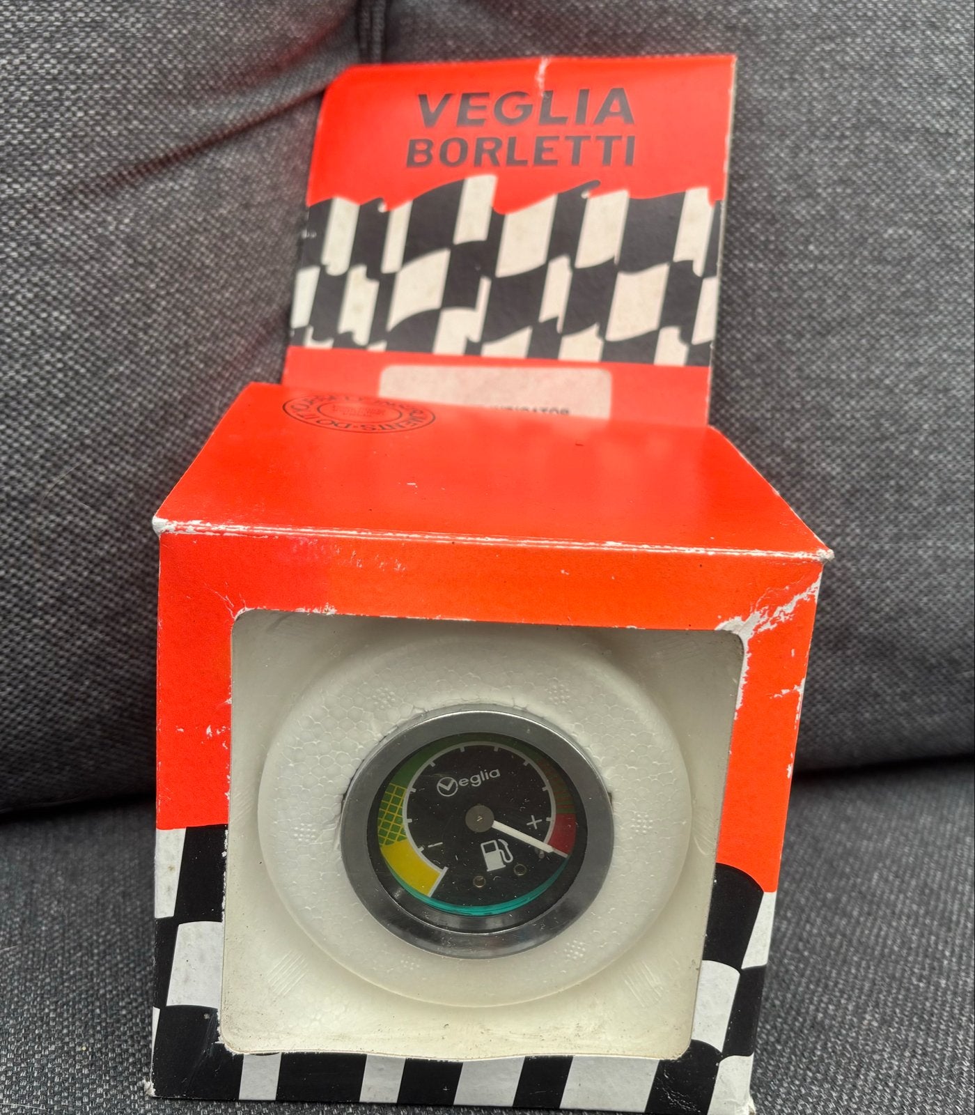 VEGLIA BORLETTI Brandstofmeter 12V Ø52mm - Nieuw in doos, Auto-onderdelen, Ophalen, Nieuw, Universele onderdelen