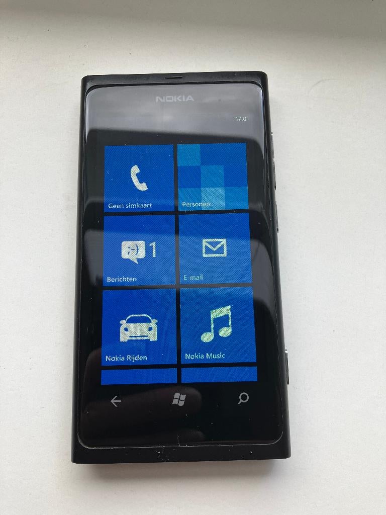 nokia lumia 800 windows, Telecommunicatie, Mobiele telefoons | Nokia, Ophalen of Verzenden, Zwart, Touchscreen