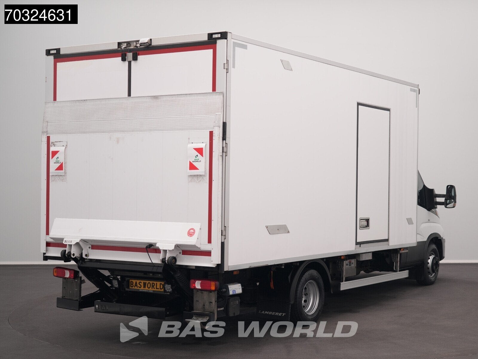 Iveco Daily 72C21 3.0L Automaat Lamberet Laadklep Koelwagen, Automaat, Stof, Gebruikt, Euro 6