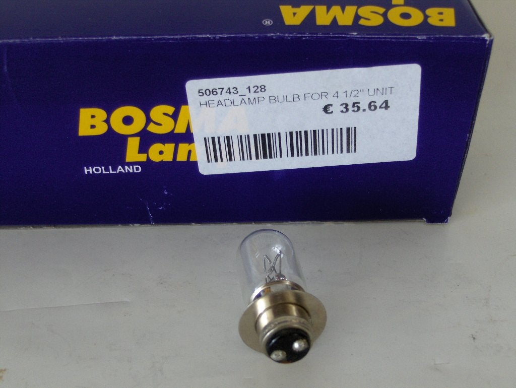 Harley-davidson Vervangingslamp voor 4.5 Inch koplamp. (#55), Motoren, Ophalen of Verzenden, Nieuw