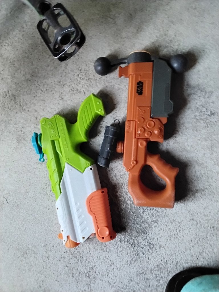 Nerf Super Soaker en StarWars Blaster Speelgoedwaterpistolen, Kinderen en Baby's, Ophalen of Verzenden, Gebruikt