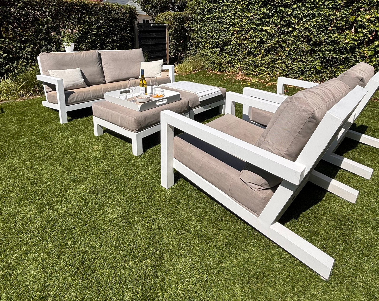 Life Outdoor Living loungeset – complete set, Tuin en Terras, Ophalen, Gebruikt, Aluminium, Loungeset