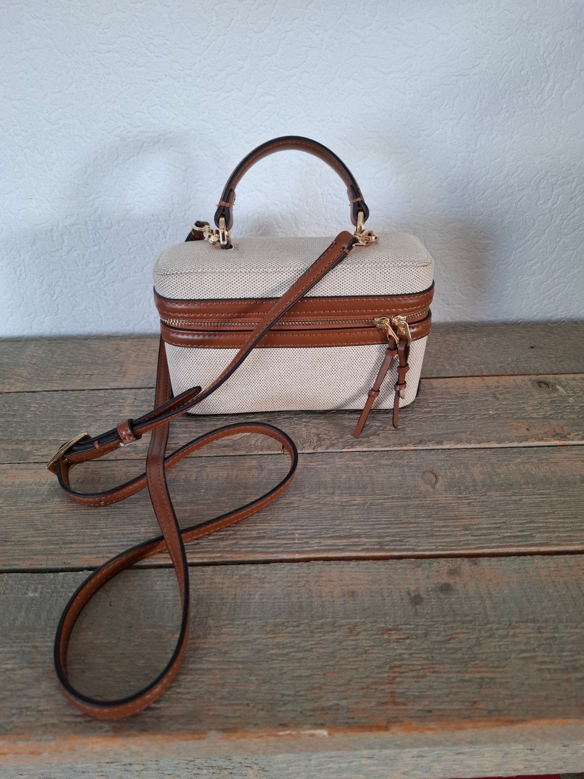 Nieuwe Zara hand/schoudertas 19x12x7 cm, Verzenden, Nieuw, Bruin, Overige typen