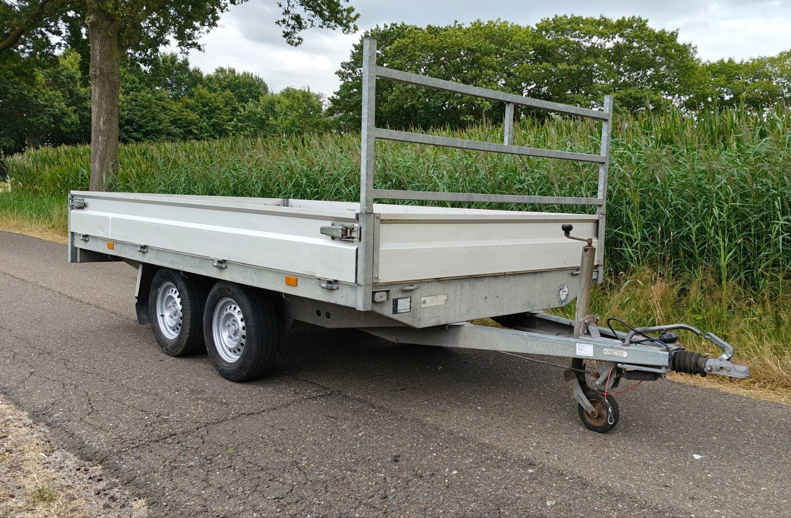 Hapert plateauwagen aanhanger 180x330 2000kg, Ophalen, Gebruikt, ., Hapert