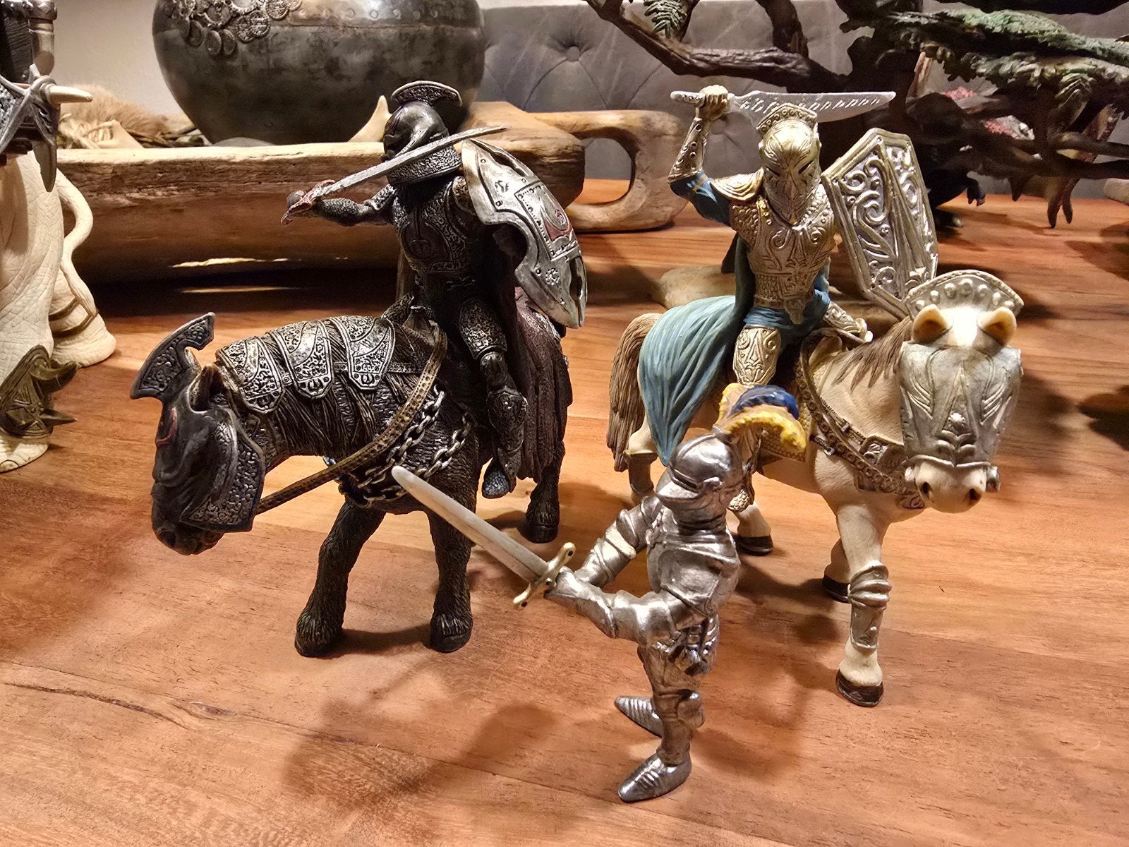 schleich paarden ridders, Ophalen of Verzenden, Zo goed als nieuw, Paard, Beeldje of Figuurtje