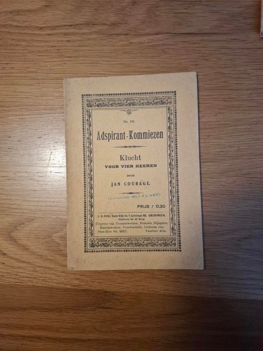 Collectie oude kluchten, blijspel en sprookjesspel, Ophalen of Verzenden, Gelezen, Diverse, Nederland