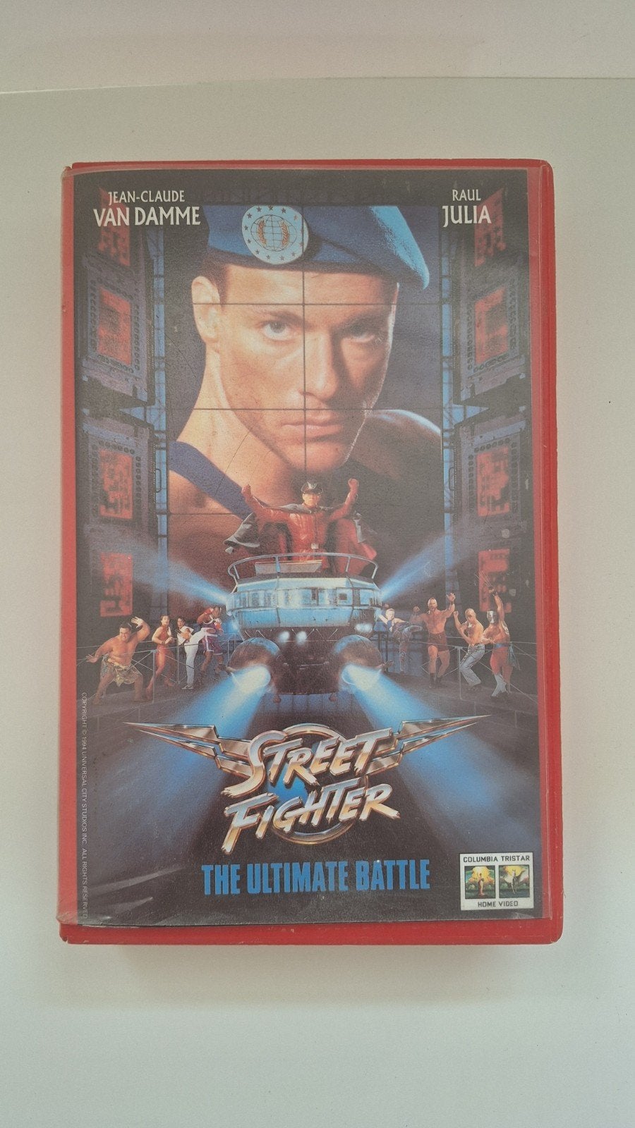 Exrental VHS Street Fighter 1994, Cd's en Dvd's, VHS | Film, Gebruikt, Vanaf 16 jaar, Ophalen of Verzenden, Actie en Avontuur