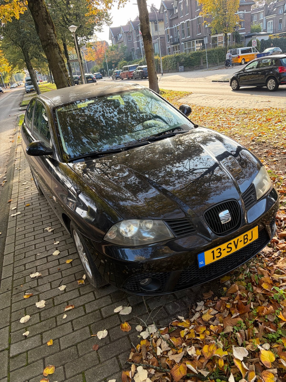 Seat Ibiza 1.4 16V 74KW 2006 Zwart, Voorwielaandrijving, 15 km/l, 40 €/maand, 4 cilinders