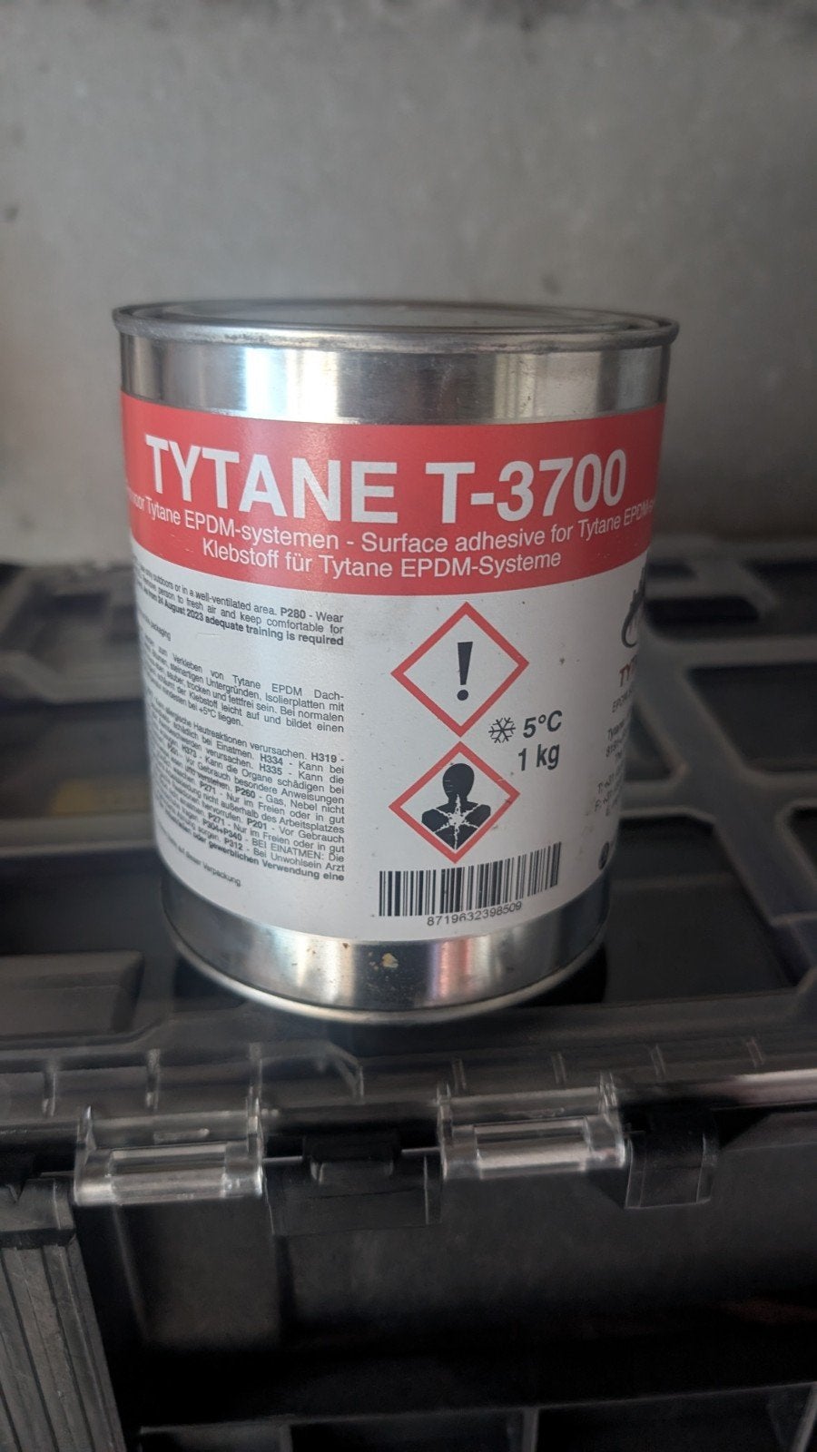 Tytane T-3700 EPDM Lijm - Nieuw Ongeopend Blik, Doe-het-zelf en Verbouw, Dakpannen en Dakbedekking, Ophalen of Verzenden, Nieuw