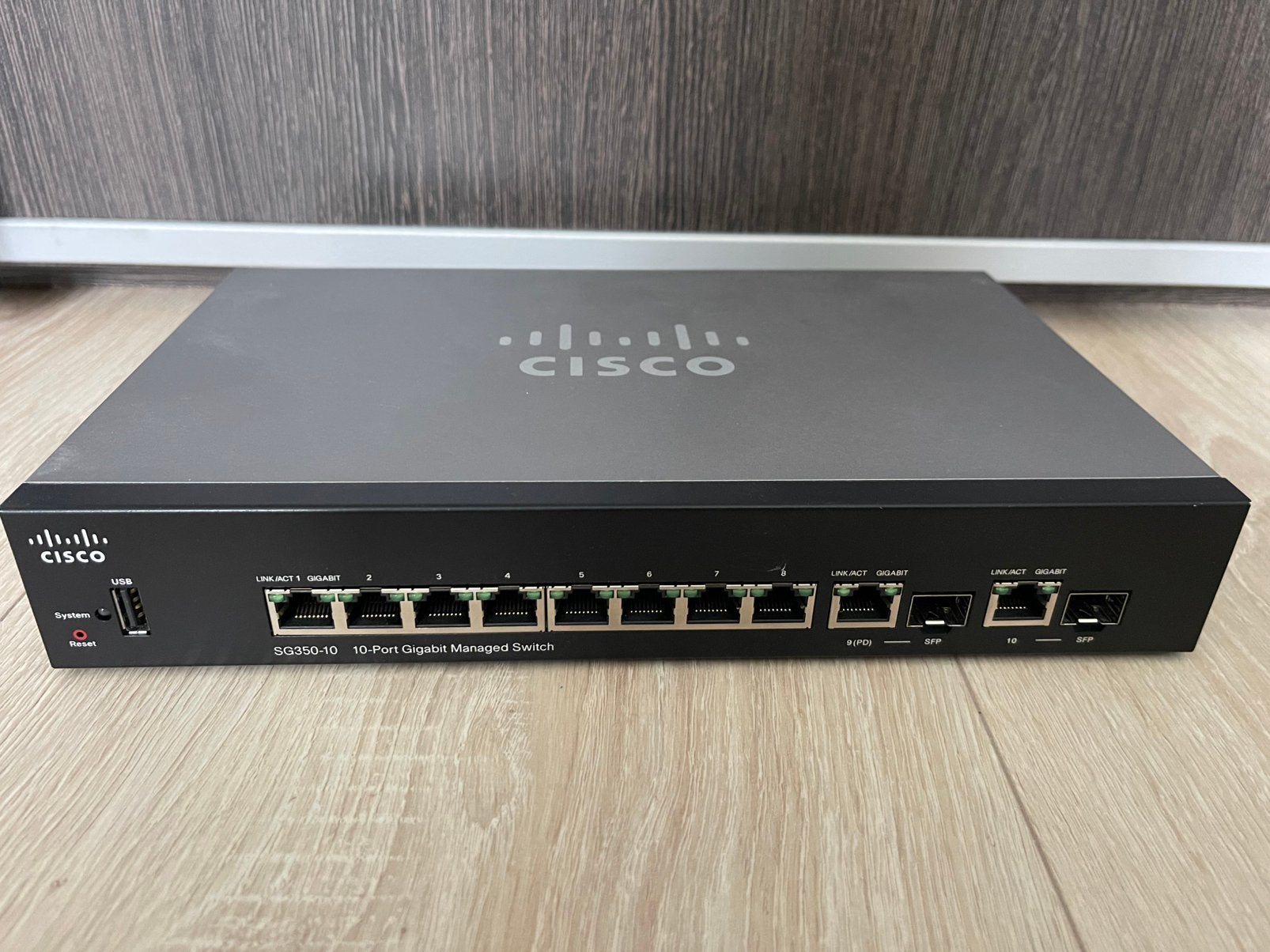 Cisco SG350-10 switch, Ophalen of Verzenden, Zo goed als nieuw