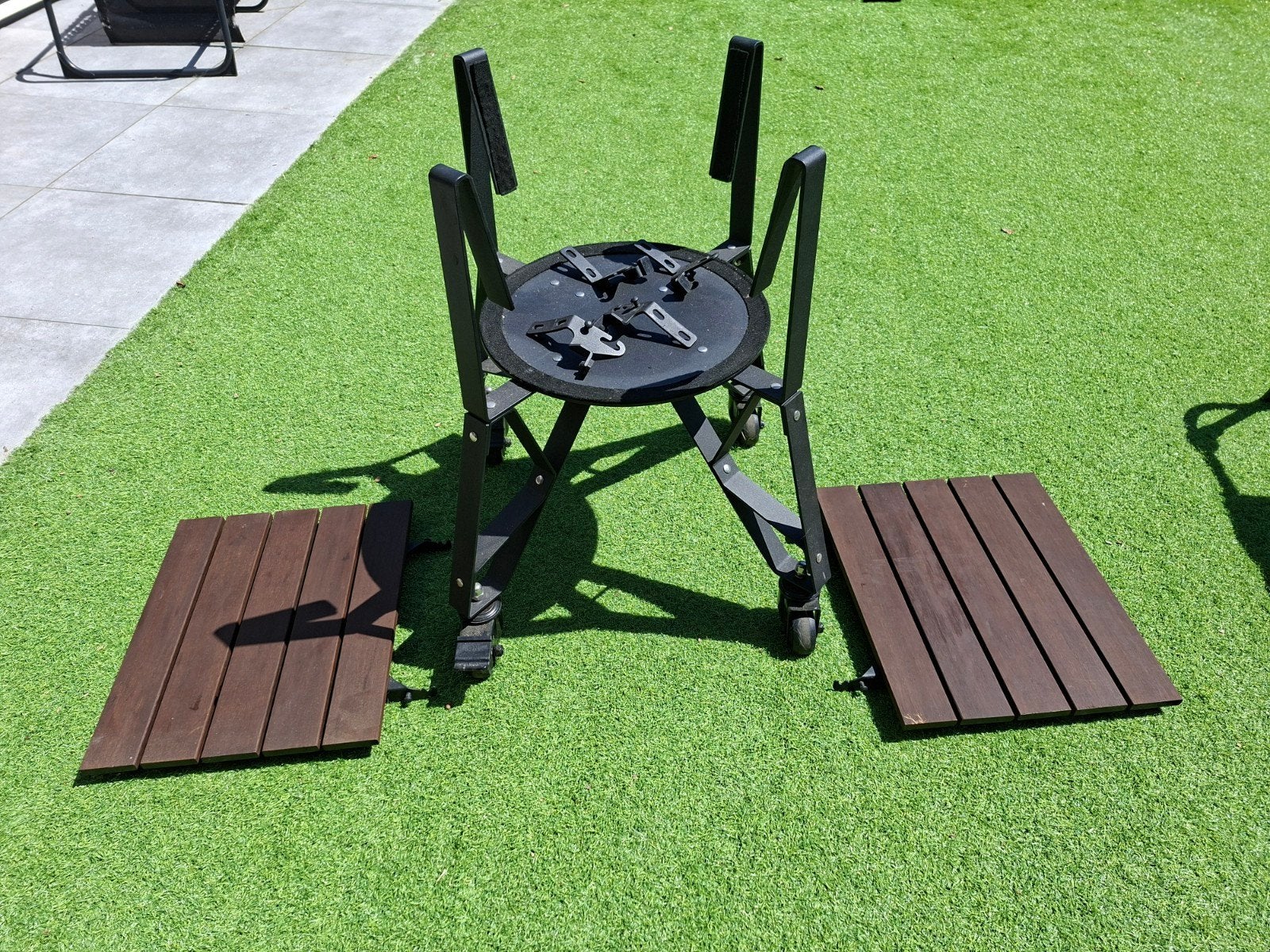 Basterd large onderstel met zijplanken, Ophalen, Zo goed als nieuw