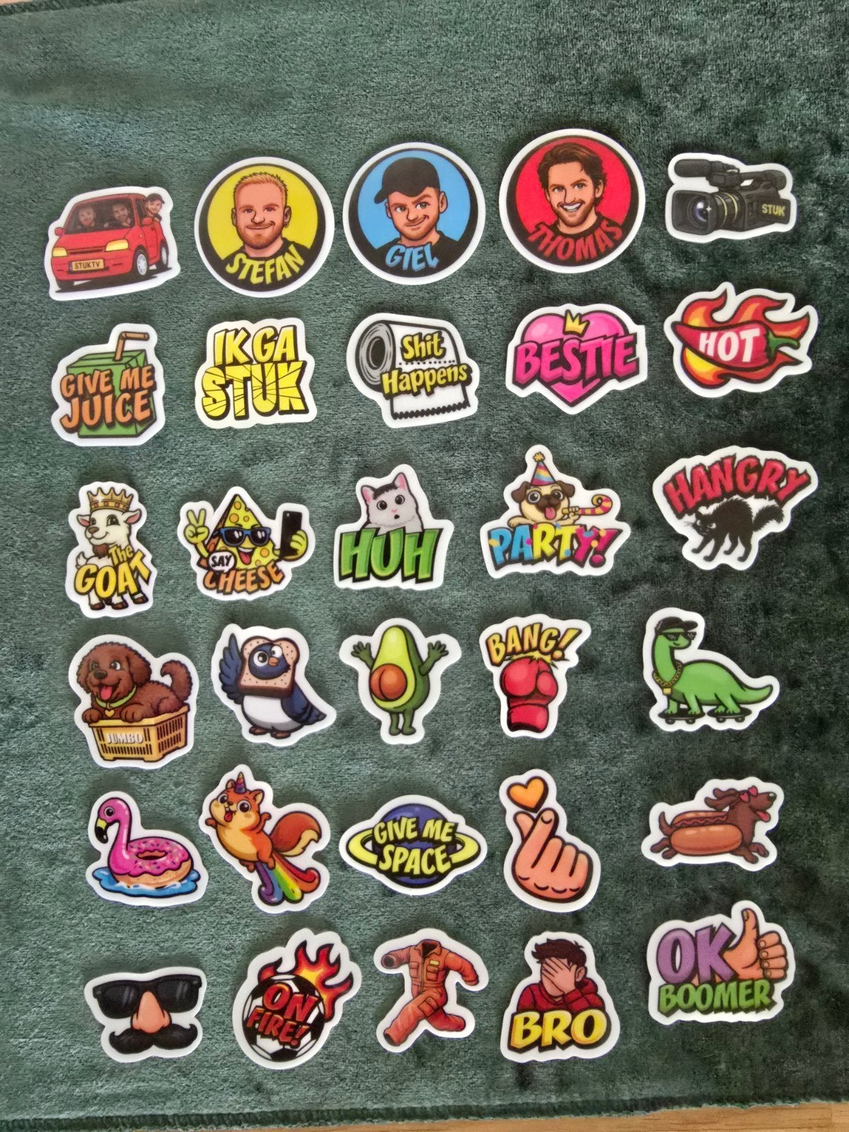30 verschillende Jumbo stickers - Nieuw, Jumbo, Ophalen