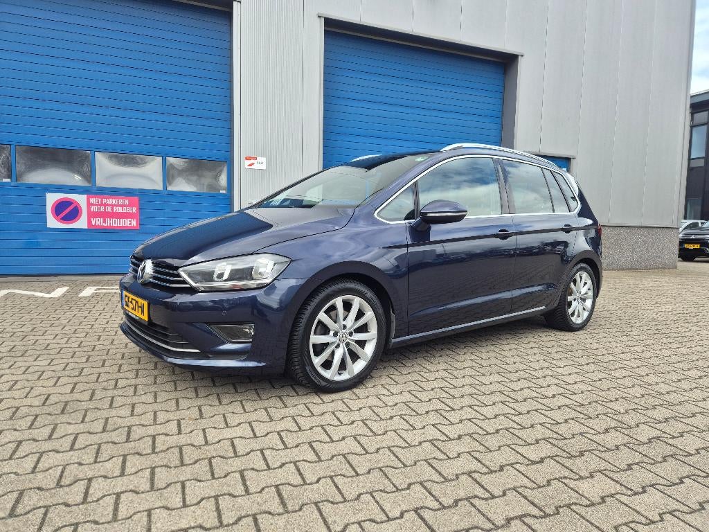 Volkswagen Golf Sportsvan 1.4 TSI , DSG 2015 Blauw,Trekhaak!, 125 pk, 4 cilinders, 690 kg, 19 km/l