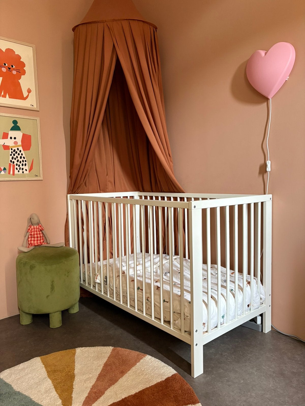 Ikea Gulliver ledikant 60 x 120 cm incl matras en deken, Kinderen en Baby's, Babywiegjes en Ledikanten, Ophalen, Gebruikt, Ledikant