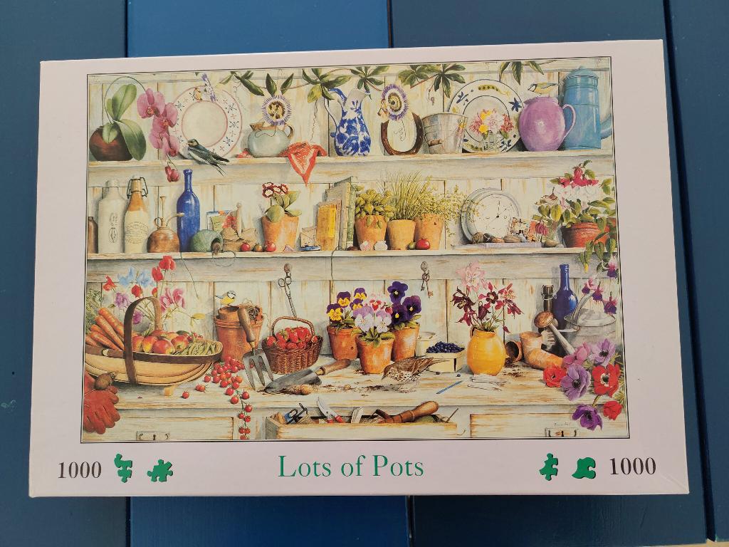 HOP puzzel 1000 stukjes, Hobby en Vrije tijd, Denksport en Puzzels, Ophalen of Verzenden, 500 t/m 1500 stukjes, Zo goed als nieuw