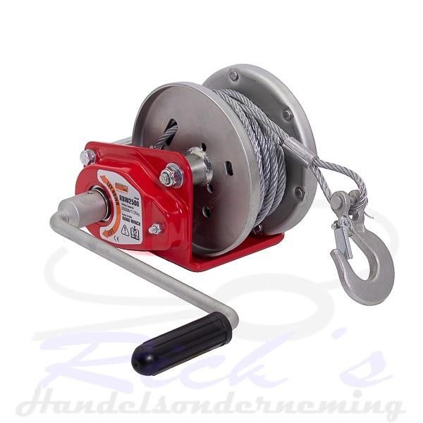Handlier RBW2500 geremd 1135KG – incl 10 meter staalkabel, Ophalen of Verzenden, RBW, NB, NB