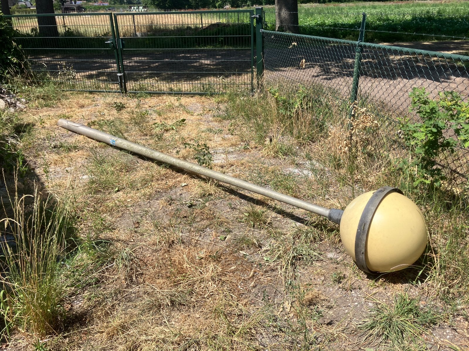 Lantaarnpaal totale lengte 4,95m, Ophalen, Gebruikt, Staande lamp, Netvoeding