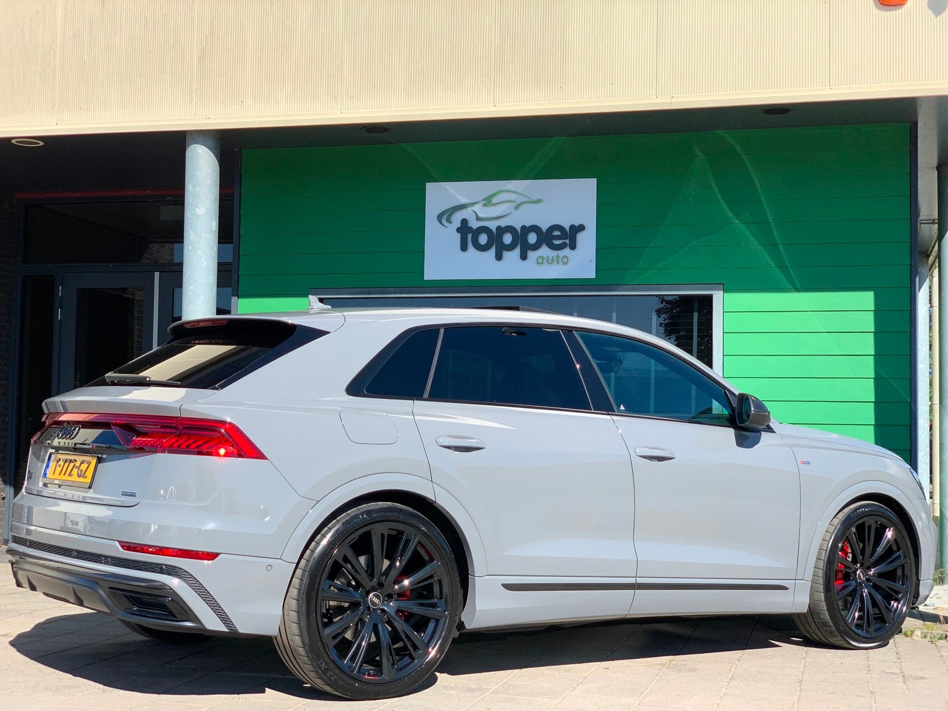Audi Q8 50 TDI Quattro S-Line Advanced|Pano|Carbon|Bang&Oluf, Auto's, Automaat, Dealer onderhouden, Gebruikt, Euro 6