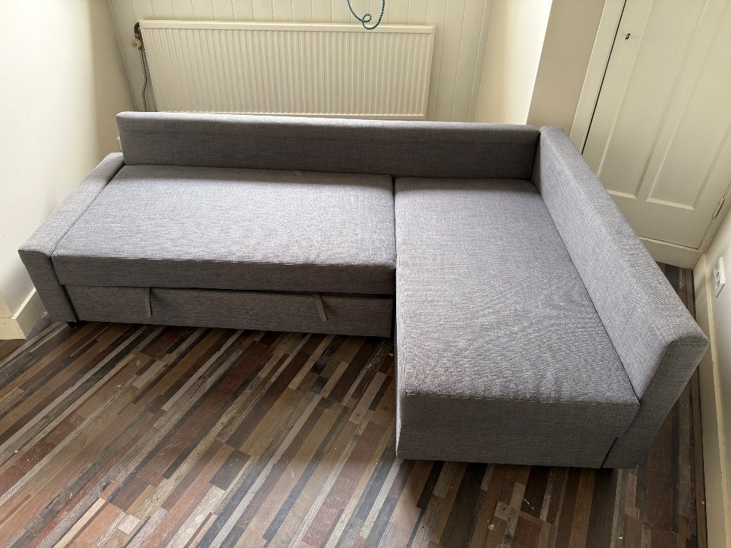 Bank, Ophalen, Gebruikt, 100 tot 125 cm, Hoekbank