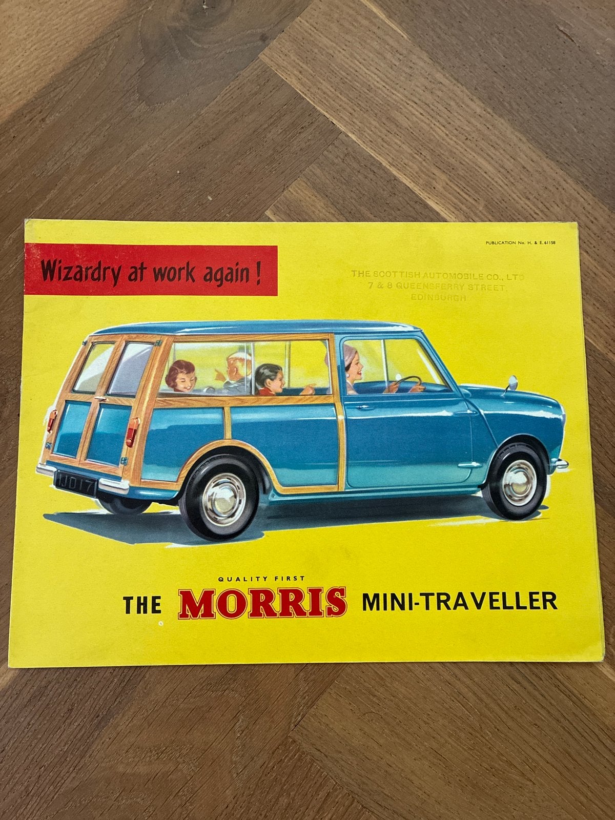 Morris Mini Traveller brochure, Verzenden, Zo goed als nieuw, Overige merken