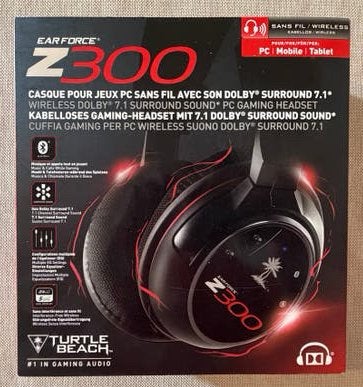 Turtle Beach Ear Force Z300 Gaming Headset - Zo goed als nie, Audio, Tv en Foto, Koptelefoons, Gaming, Zo goed als nieuw, Zwart