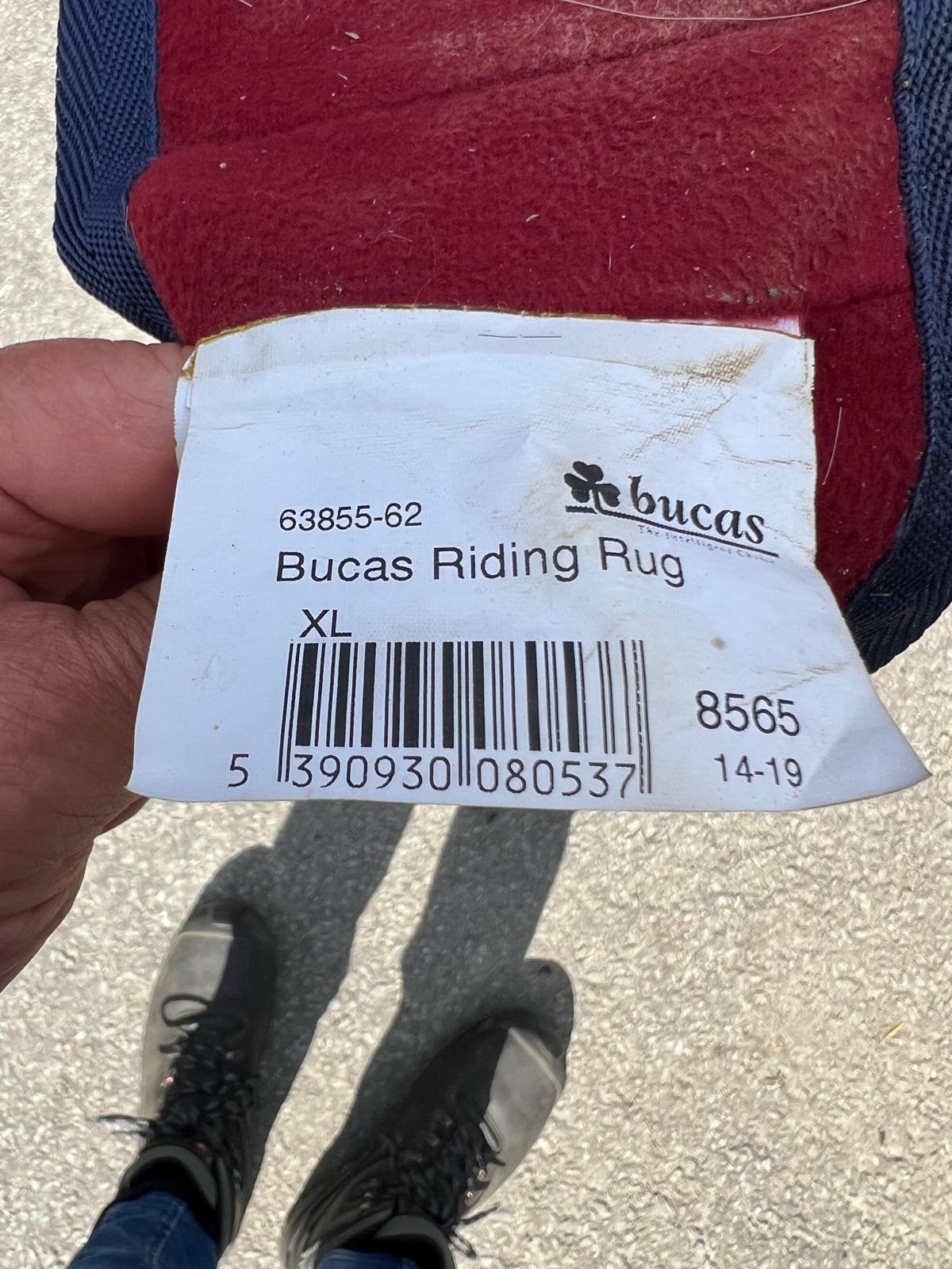 bucas riding rug xl uitrijdeken, Ophalen of Verzenden