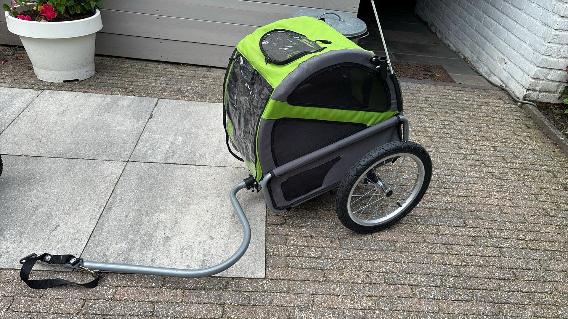 Fiets kar zo goed als nieuw, Doggyride, Ophalen, Zo goed als nieuw, Hondenfietskar
