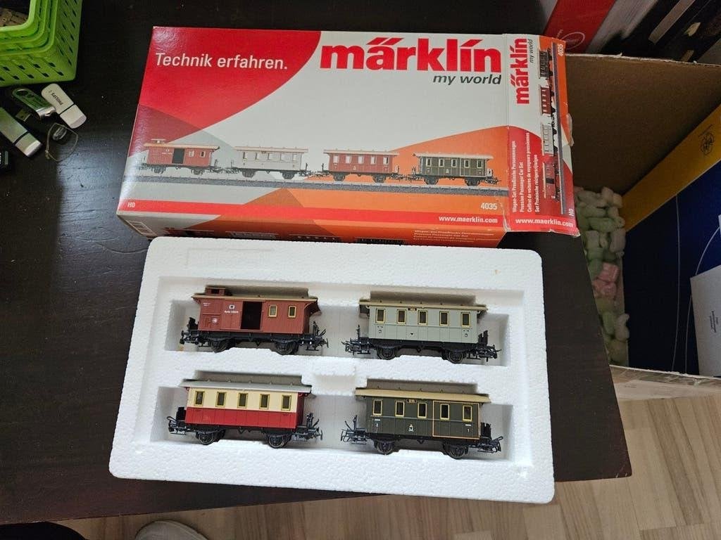 Marklin set, Wisselstroom, Wagon, Ophalen of Verzenden, Märklin