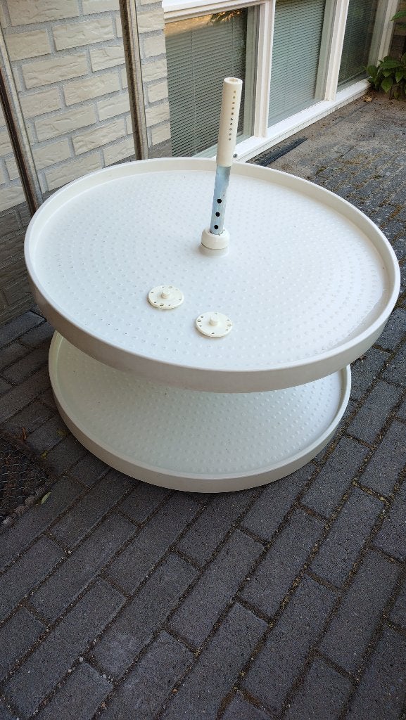 Draaiplateau voor in hoekkast keuken, Ophalen, Gebruikt, 50 tot 100 cm, 50 tot 75 cm