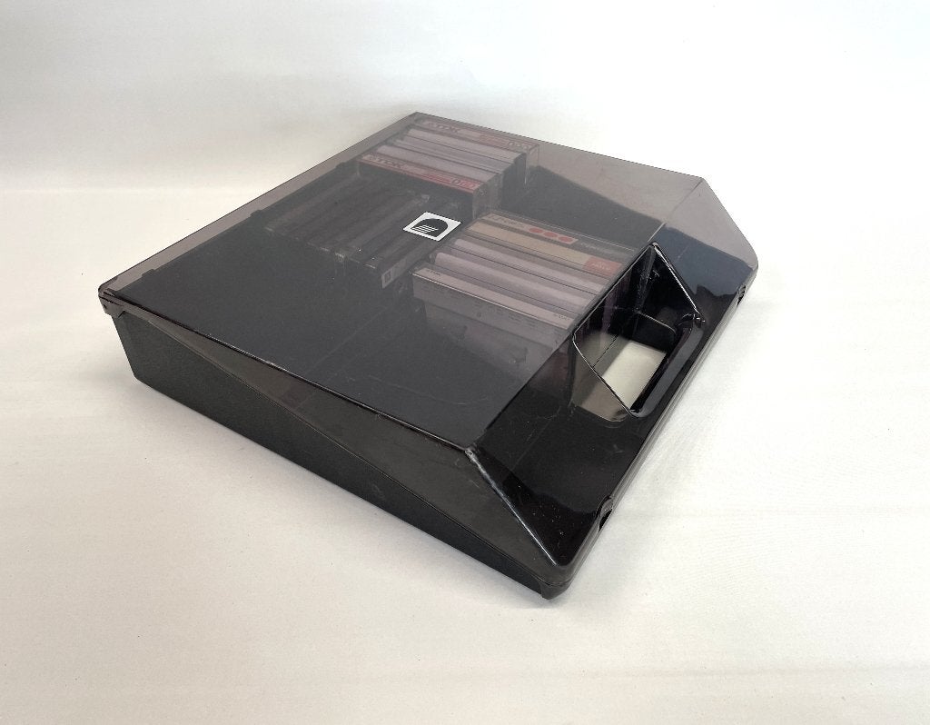 muziekcassette opbergkoffer, opbergbox jaren ‘80 vintage, Gebruikt, Overige genres, Ophalen of Verzenden, Met bewaardoos, rek of koffer
