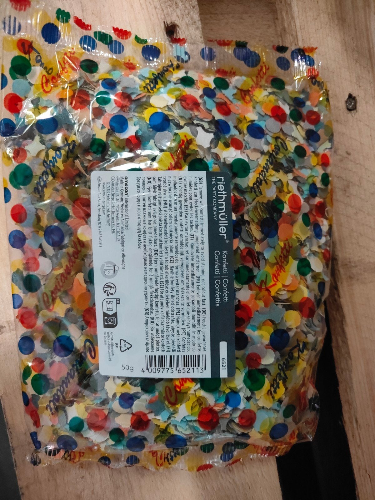 Partij handel confetti 170 zakjes - Riethmüller, Diversen, Rommelmarktspullen, Ophalen of Verzenden, ., ., .