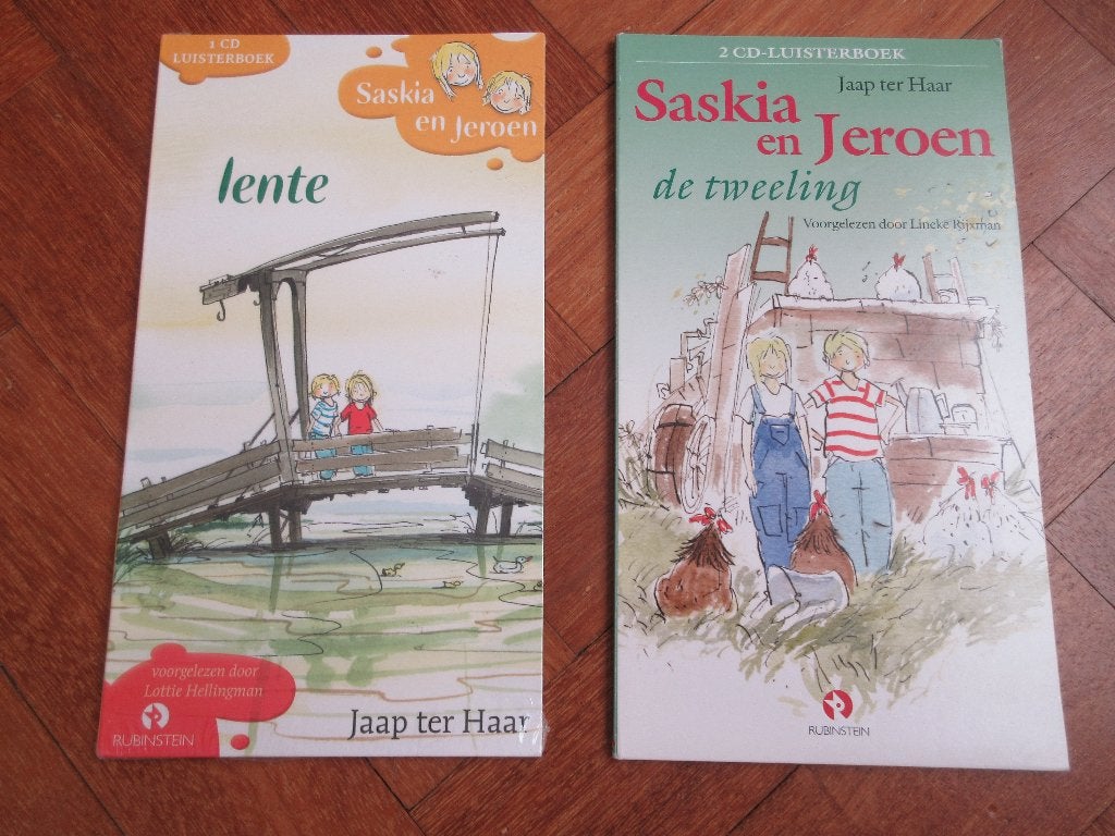 2 x luisterboek Saskia en Jeroen : Lente + De tweeling, Boeken, Ophalen of Verzenden, Cd, Kind
