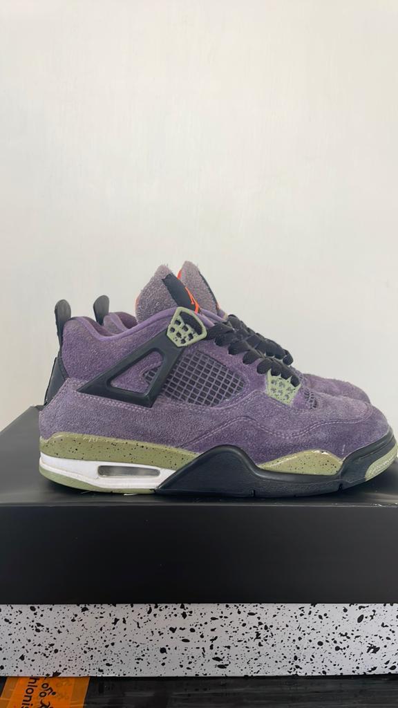 Jordan 4 purple canyon, Overige kleuren, Verzenden, Sneakers of Gympen, Gedragen