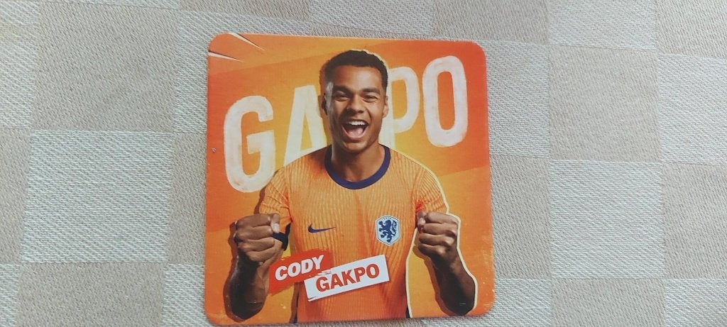 Voetbal plaatje EK 2024 Cody Gakpo nr 56, Ophalen of Verzenden, Nieuw, Plaatje