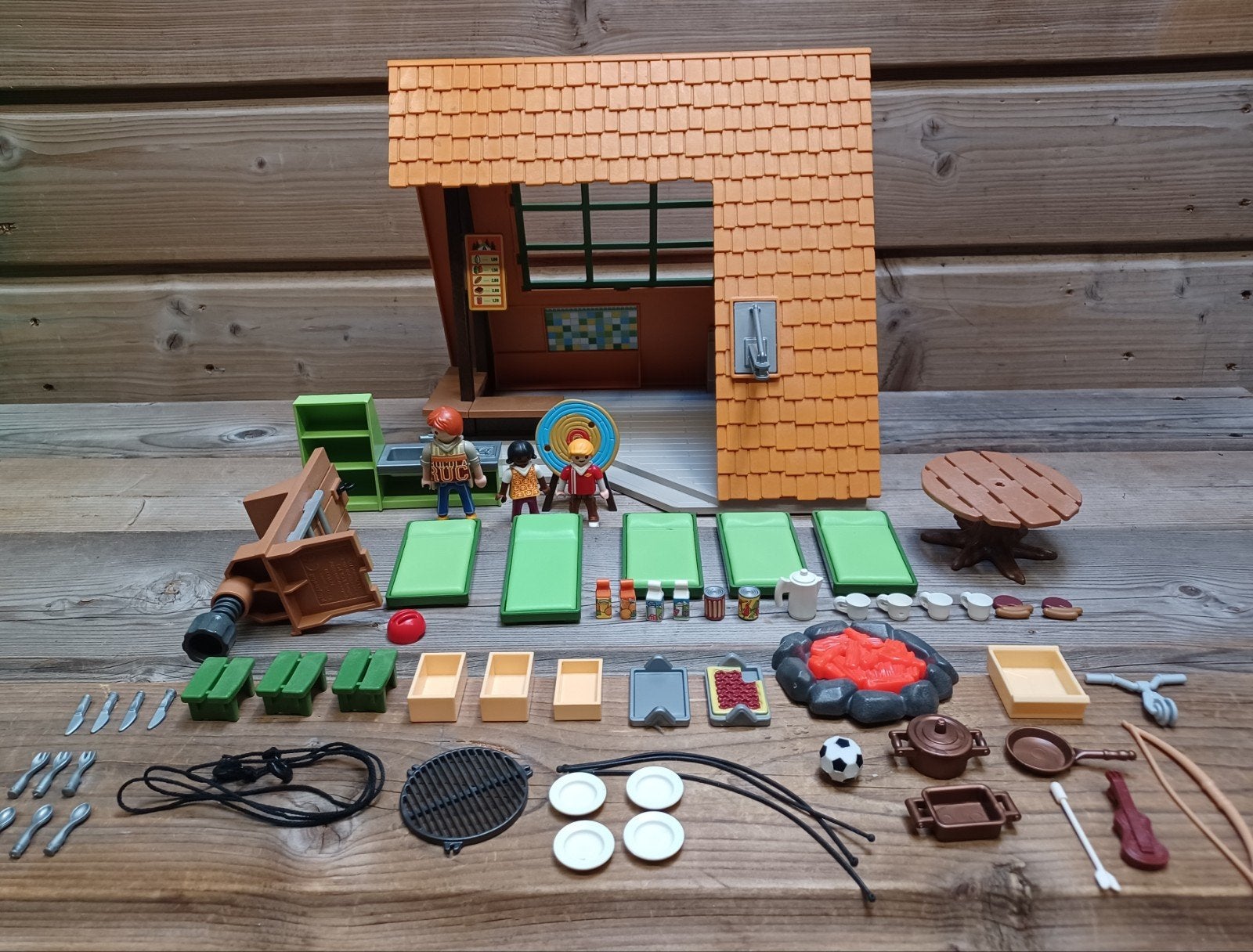 Playmobil Vakantiebungalow met veel accessoires, Kinderen en Baby's, Speelgoed | Playmobil, Gebouw, Complete set, Zo goed als nieuw