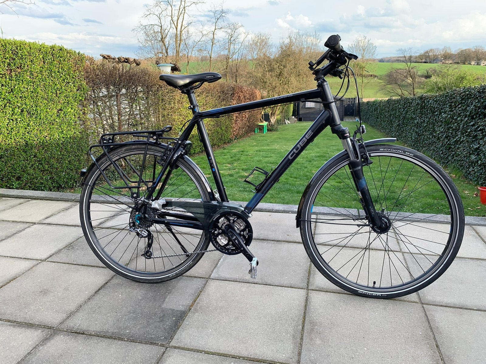 Cube Touring herenfiets, Ophalen, Gebruikt, Meer dan 20 versnellingen, Overige merken