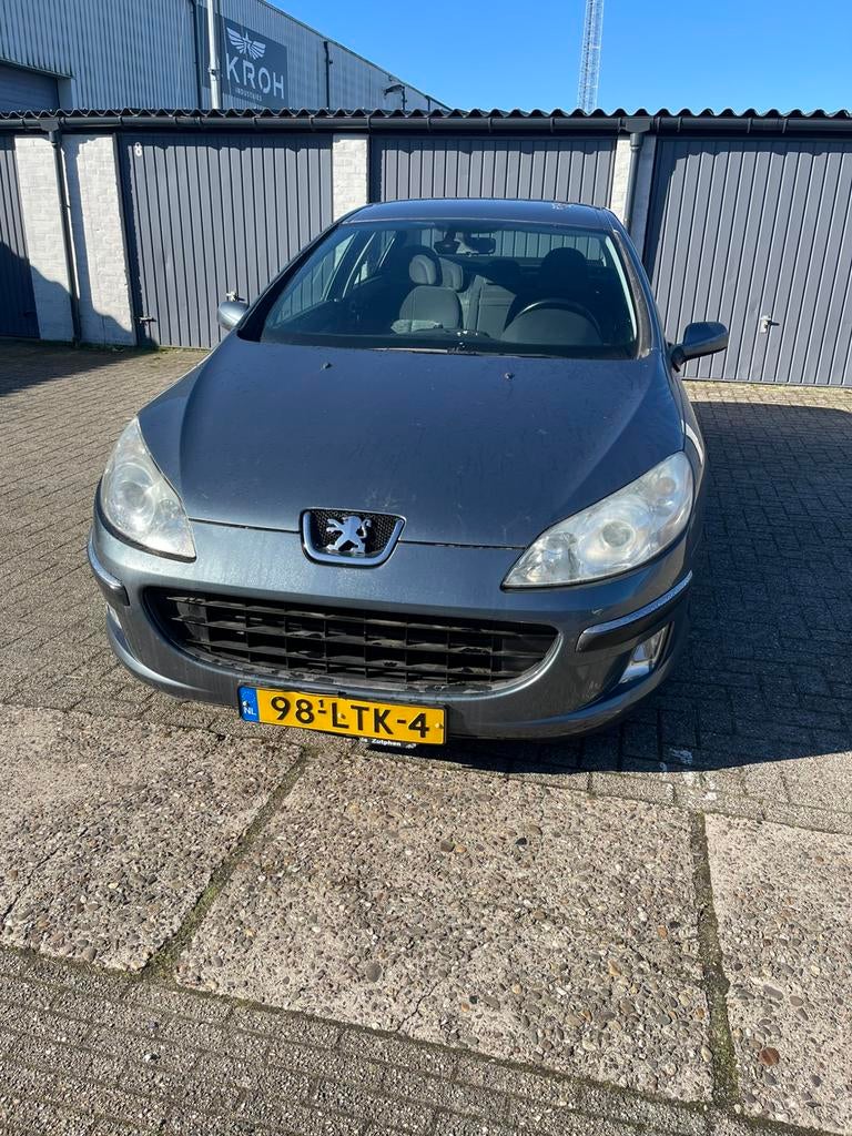 Peugeot 407 2.0 16V 2004 Grijs airco cruise pdc apk nieuw, Voorwielaandrijving, 745 kg, 136 pk, 4 cilinders