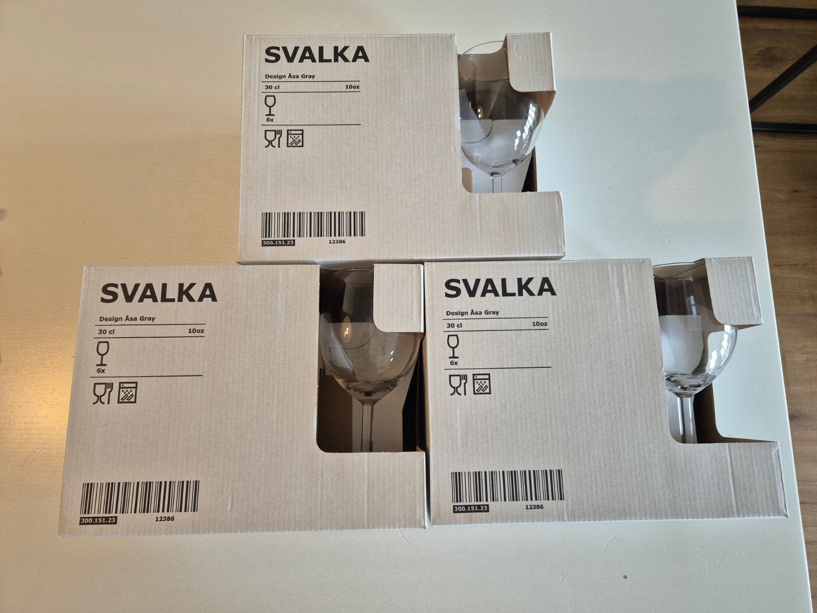 Wijnglazen 30 cl van Ikea, Huis en Inrichting, Ophalen, Zo goed als nieuw