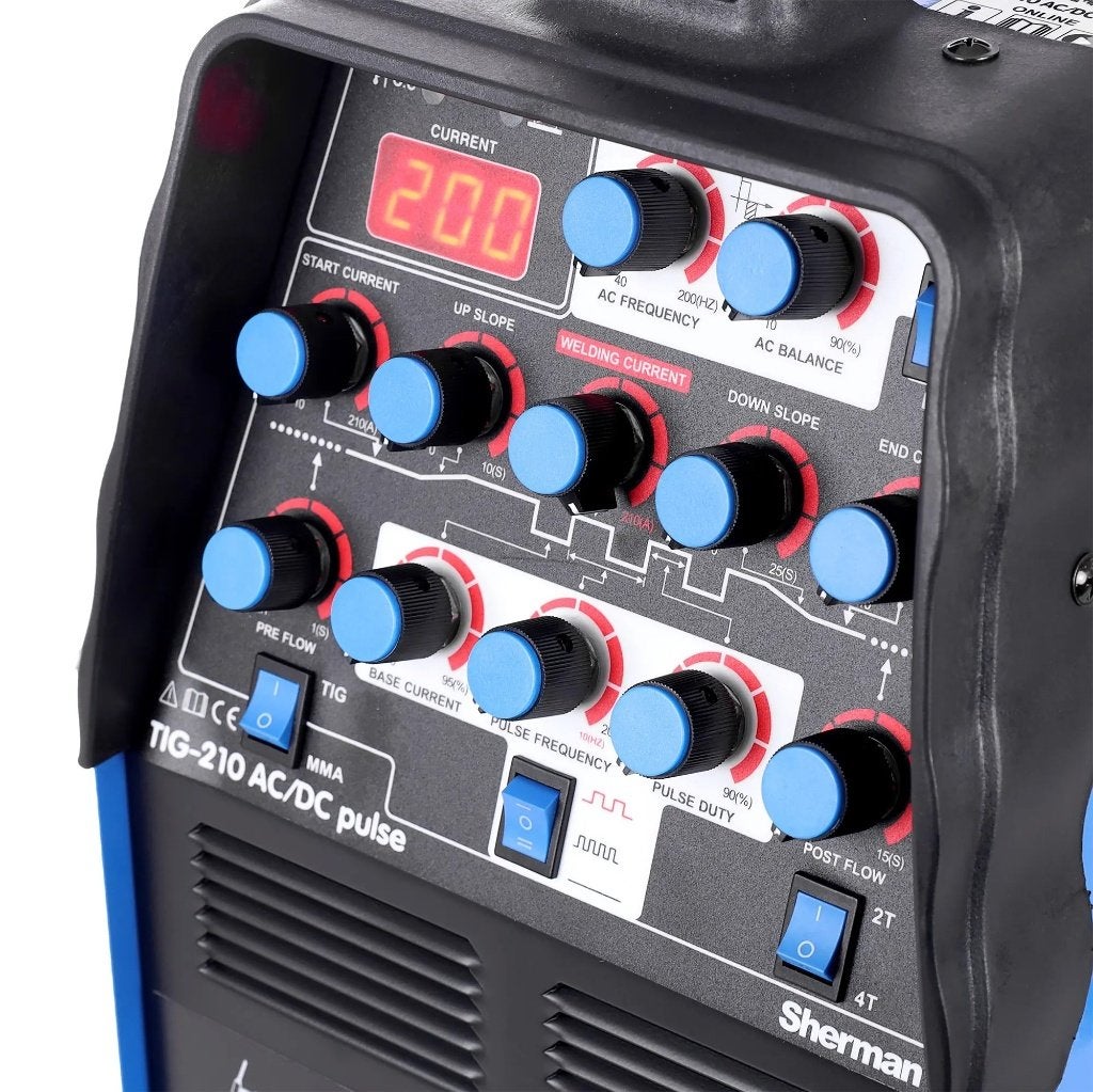 Aluminium Hekwerk Tig 200 bij 60% ACDC met puls 230volt, Ophalen, Nieuw, Aluminium, Overige typen