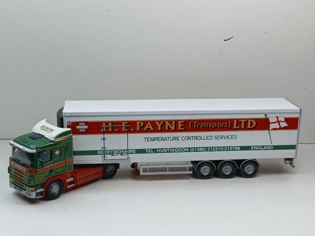 corgi 1/50  scania  h.e. payne transport, Ophalen of Verzenden, Zo goed als nieuw, Bus of Vrachtwagen, Corgi